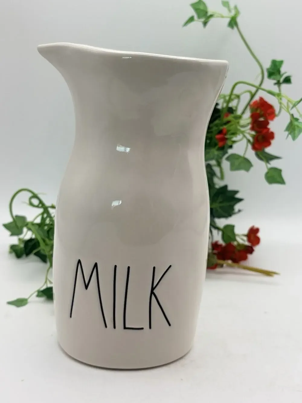 Rae Dunn MILK Carafe Pitcher Jug 7
